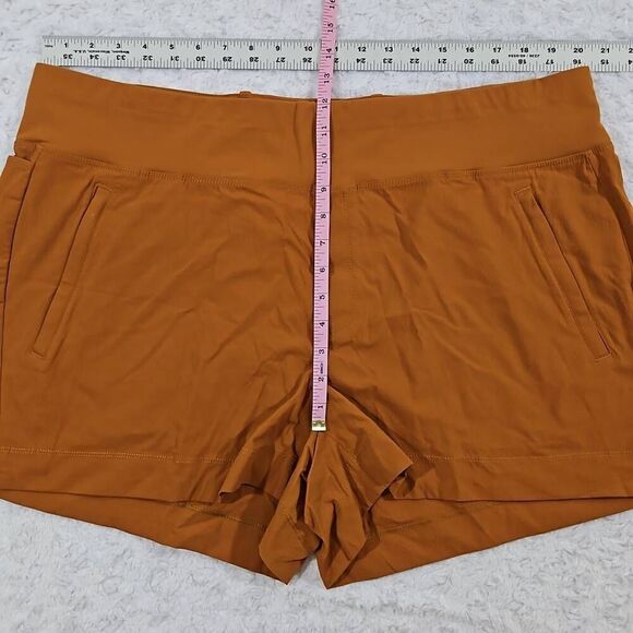 Athleta womens size 20 Orange Trekkie North Hiking Short Vacation Outdoor Travel - Picture 4 of 9